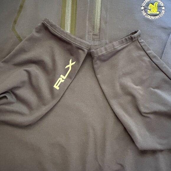 RLX Ralph Lauren 1/4 Zip Pullover Men XL Navy Golf 122nd US Open MGH 1811 Sporty - Picture 4 of 12